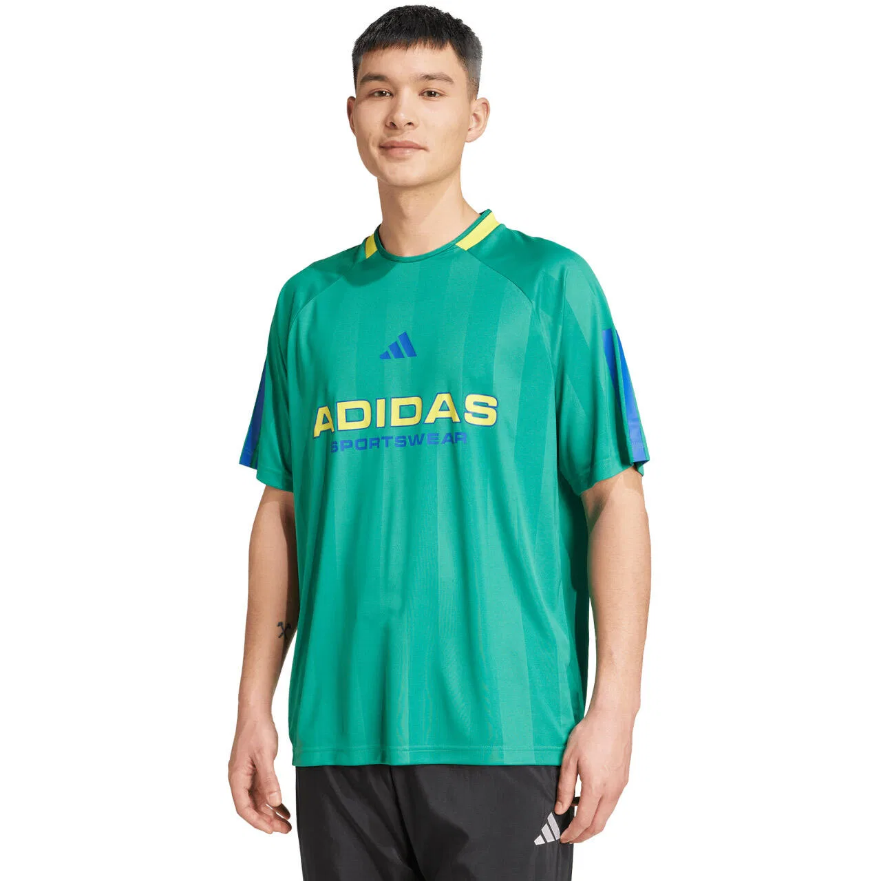 Мужская футболка с длинным рукавом House of Tiro Adidas, Green