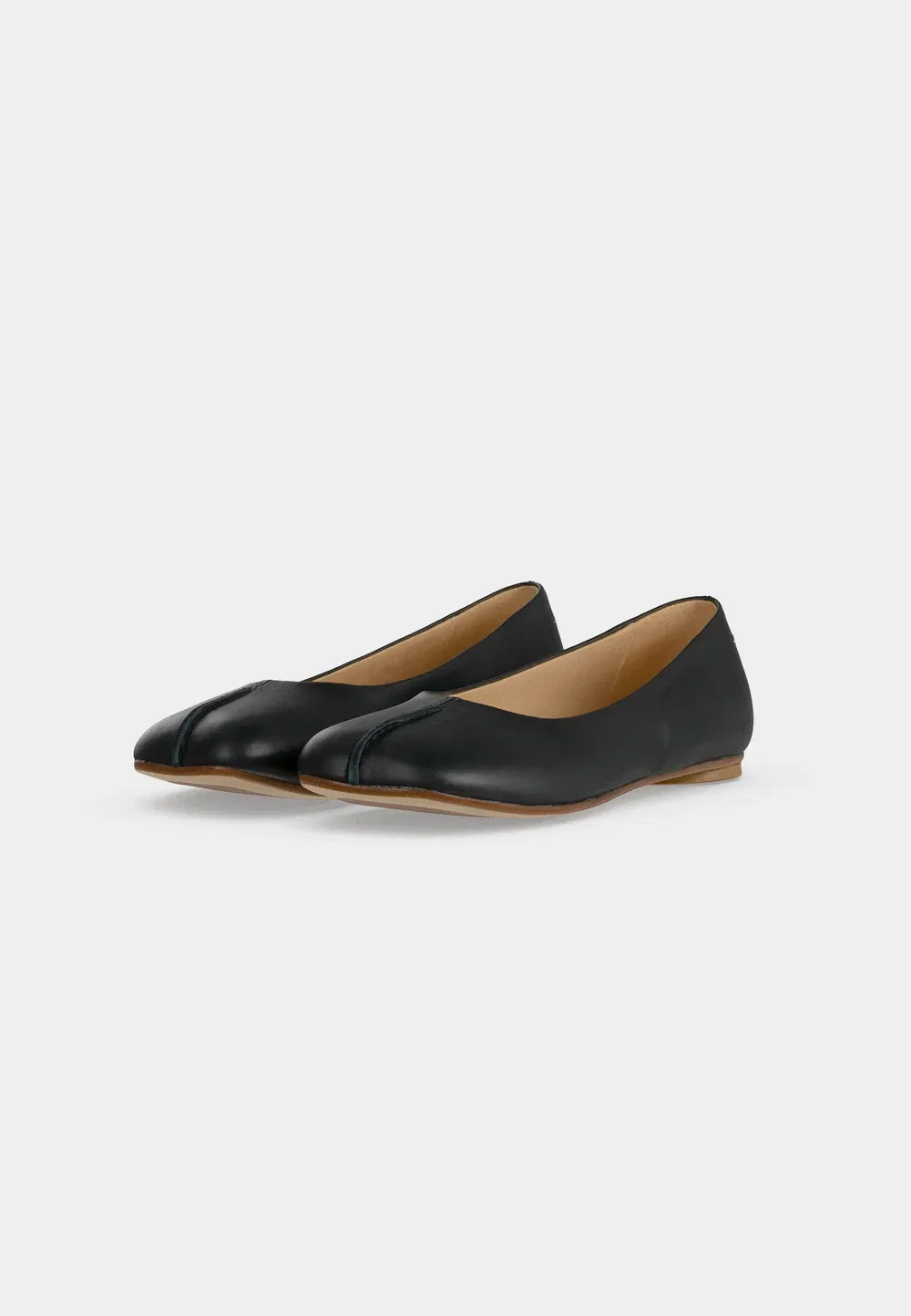 Балетки с ремешком на щиколотке Mm6 Maison Margiela, Black — фото 3