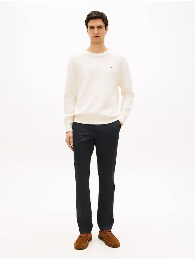 Брюки прямого кроя Denton Printed Structure TOMMY HILFIGER, Navy
