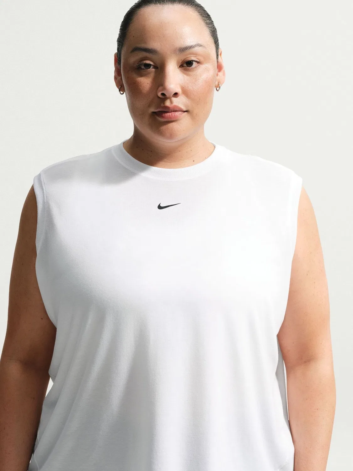 Топ Nike One Relaxed Dri-FIT, белый