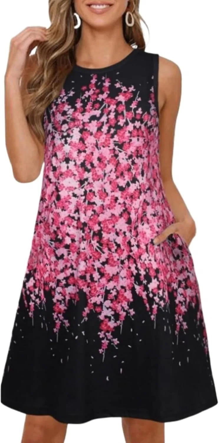 Женское летнее платье-сарафан с карманами Generic, Dresses13