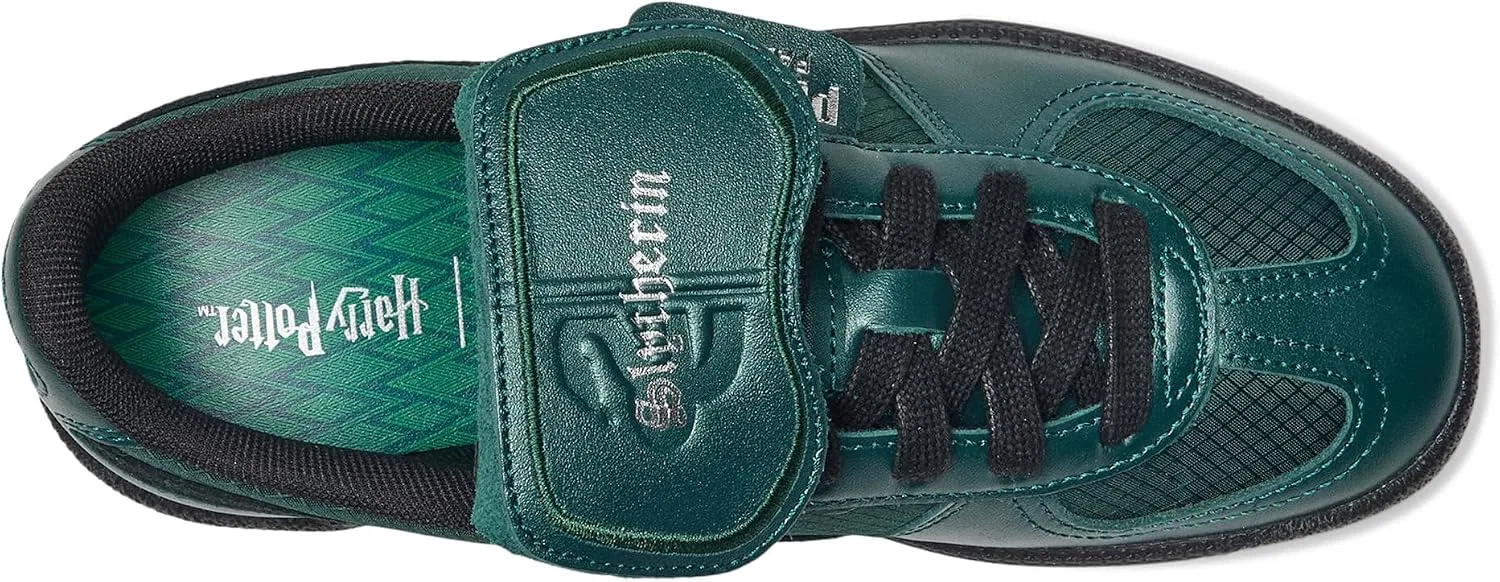 Детские кроссовки для мальчиков с принтом Harry Potter Palermo PUMA, Dark Myrtle/Puma Black — фото 2