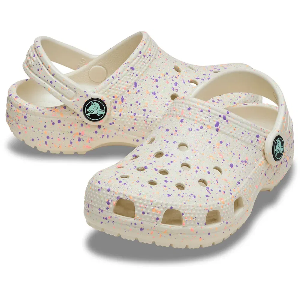 Комбинезон Crocs Classic Glow Paint Splatter, белый — фото 3
