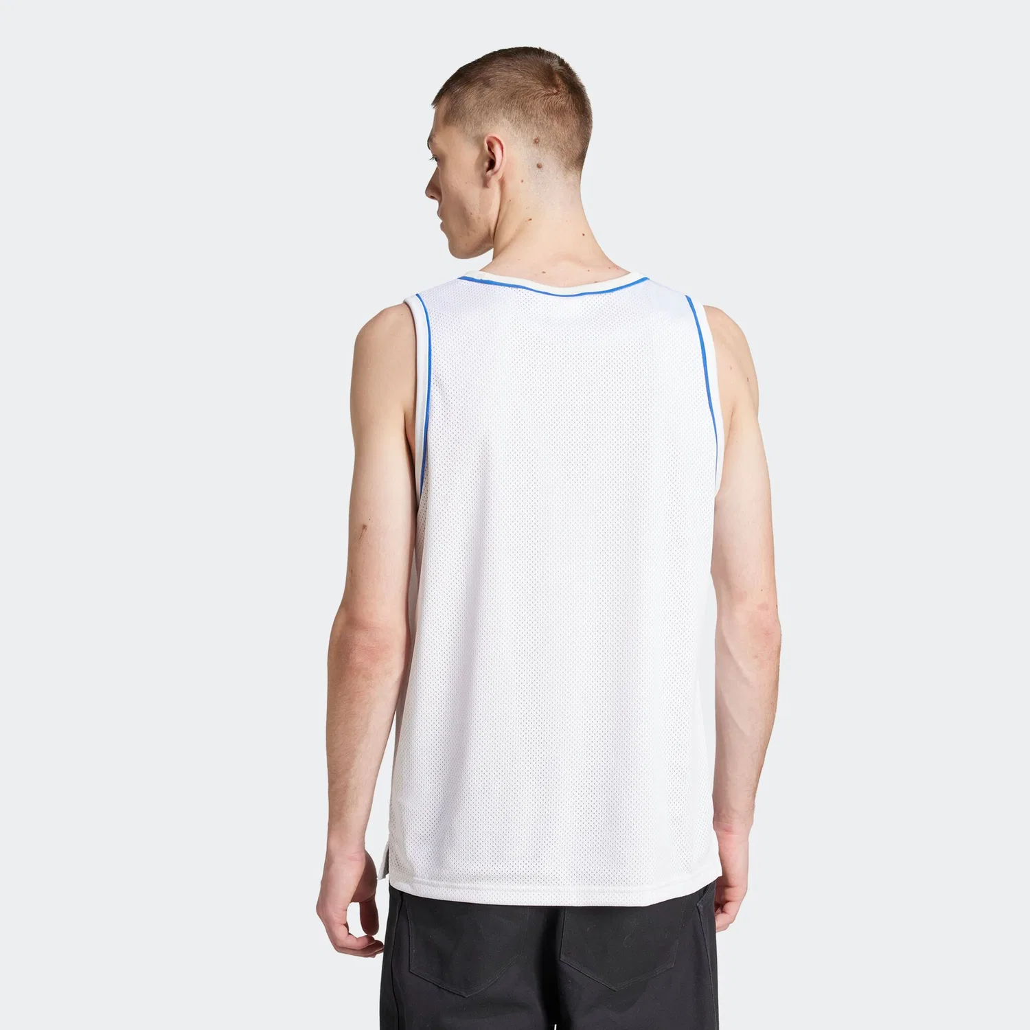 Мужская безрукавка с логотипом Adidas Originals, White — фото 2