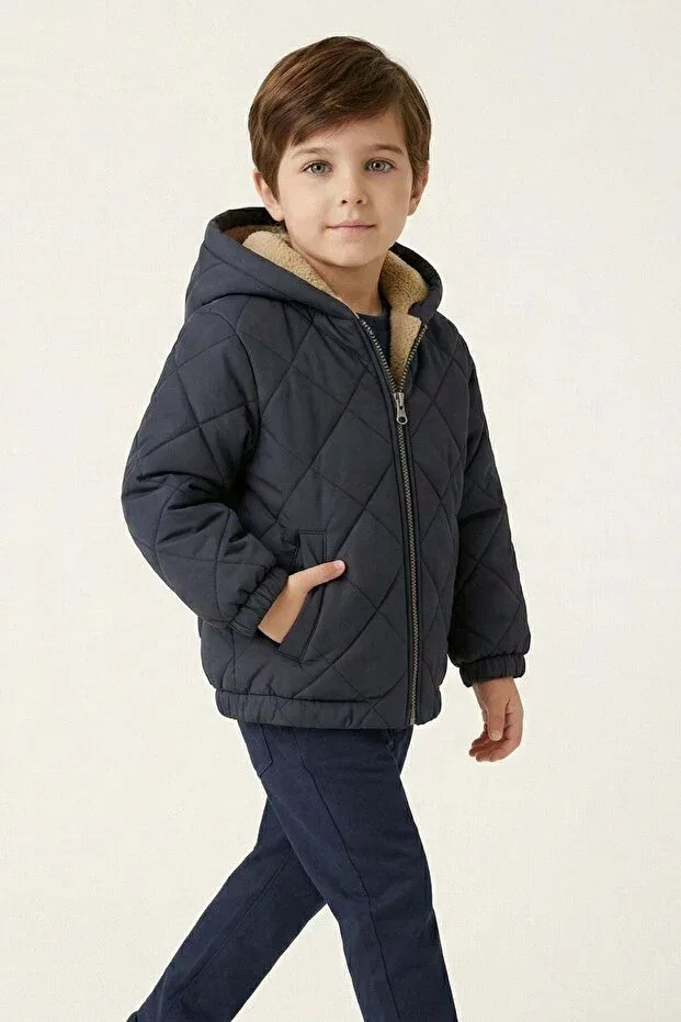 Детское пальто для девочек с капюшоном Zeyland, Anthracite
