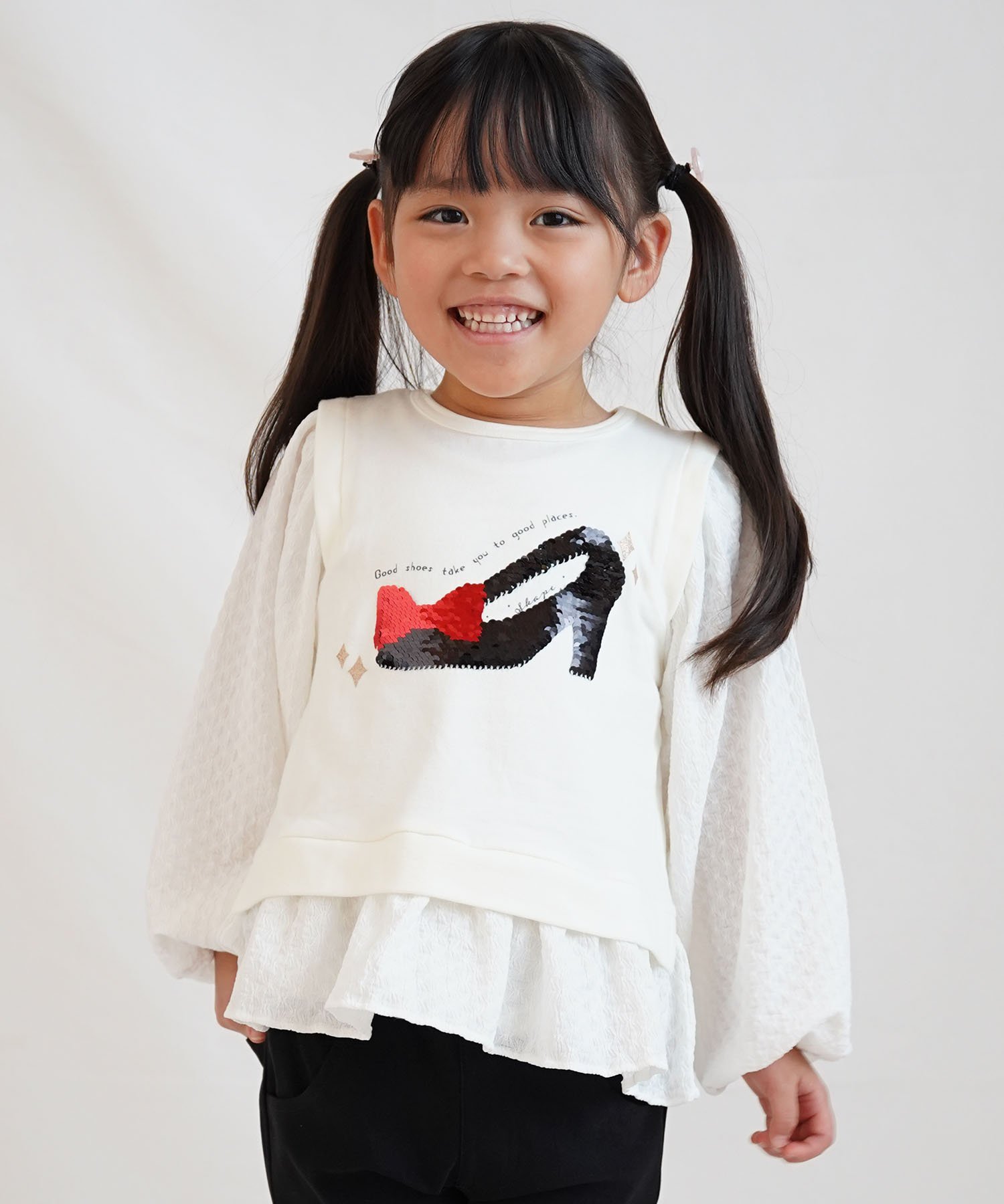 Длинная футболка SKAPE/Magical Sequin, White — фото 3