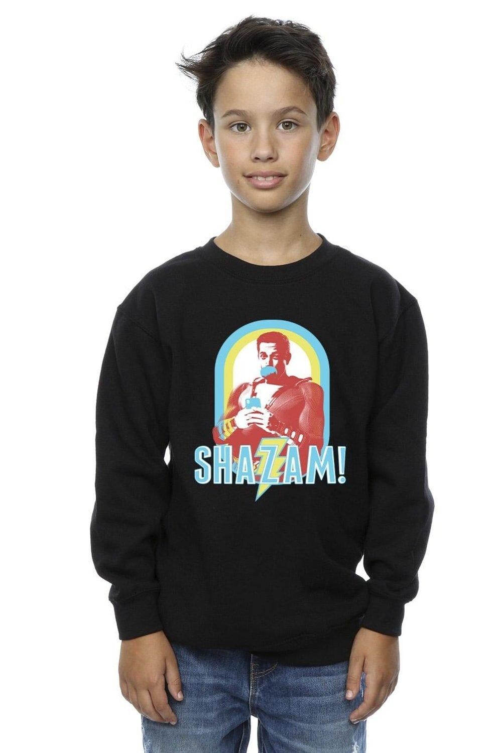 

Толстовка Shazam Buble Gum Frame DC Comics, черный