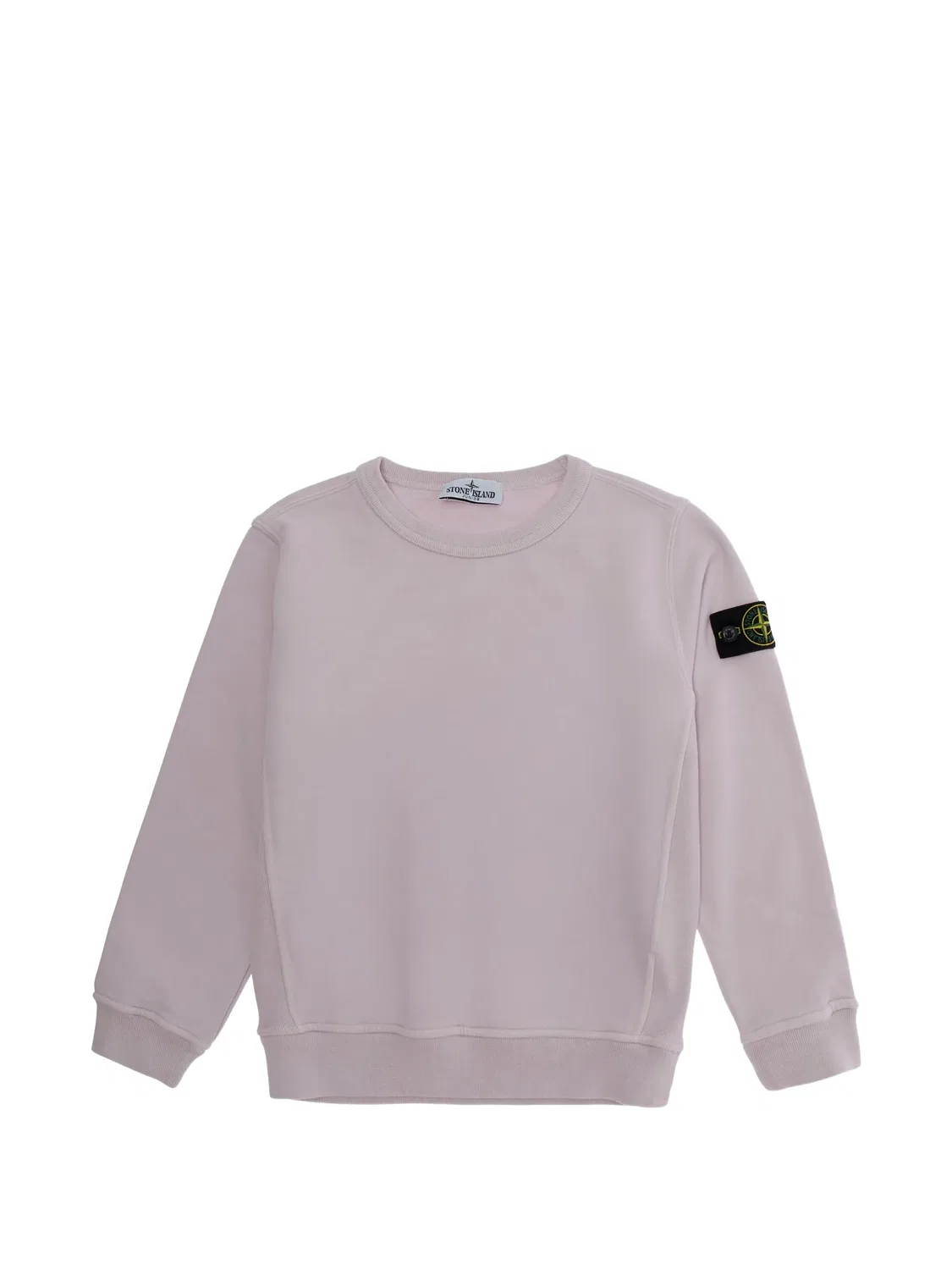 Stone Island Свитшот с нашивкой-логотипом розовый