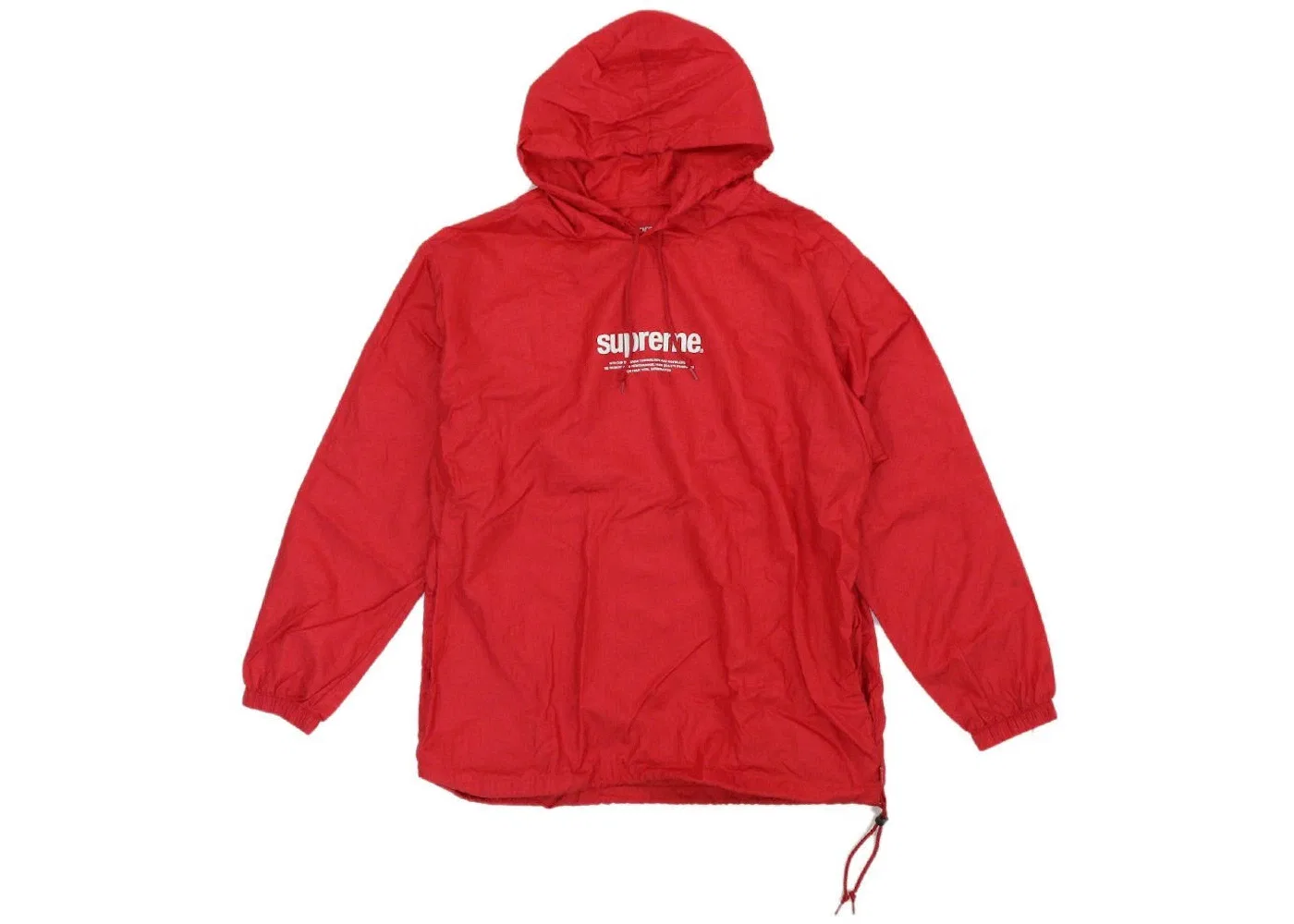 Мужское складное пончо Supreme Nylon Packable, красный