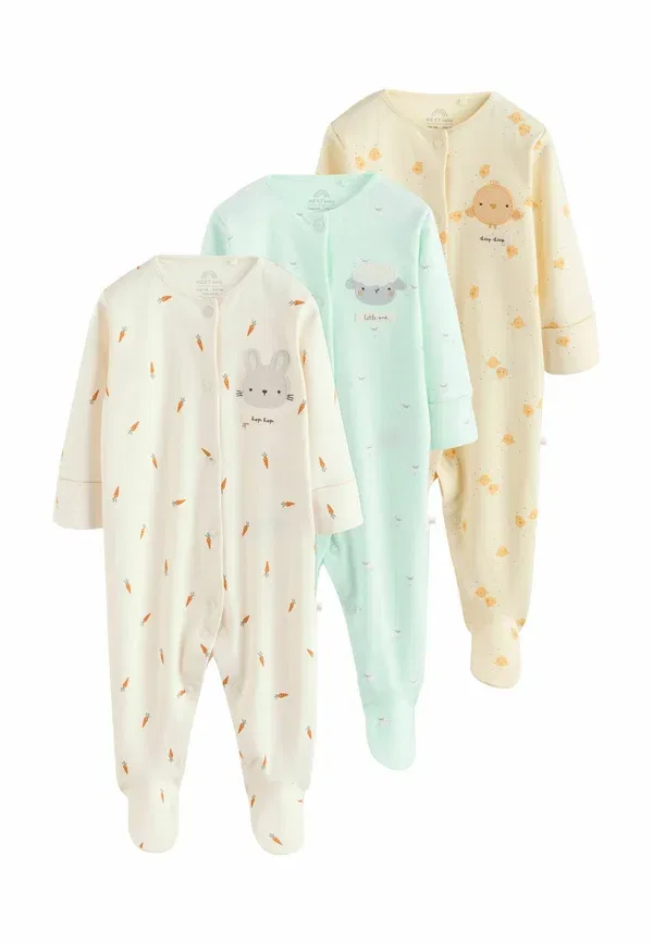 Комплект из 3 пижам хлопок Regular fit Next, Yellow Easter Character, желтый