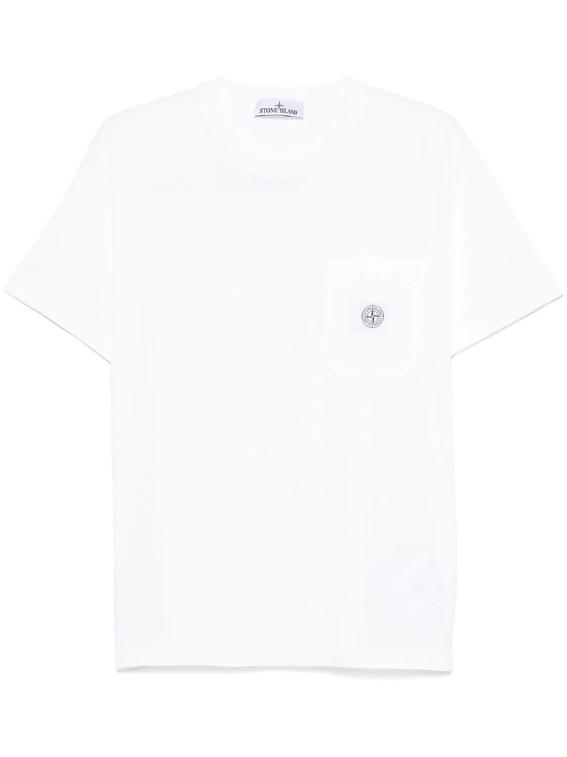 Футболка с компасным мотивом Stone Island, белый