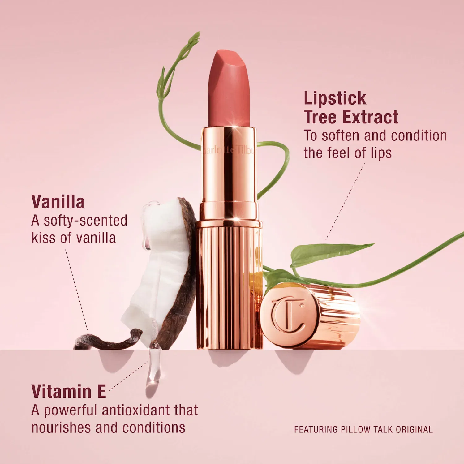 Матовая помада 3.4 г с антиоксидантами Charlotte Tilbury, Hollywood Vixen — фото 4