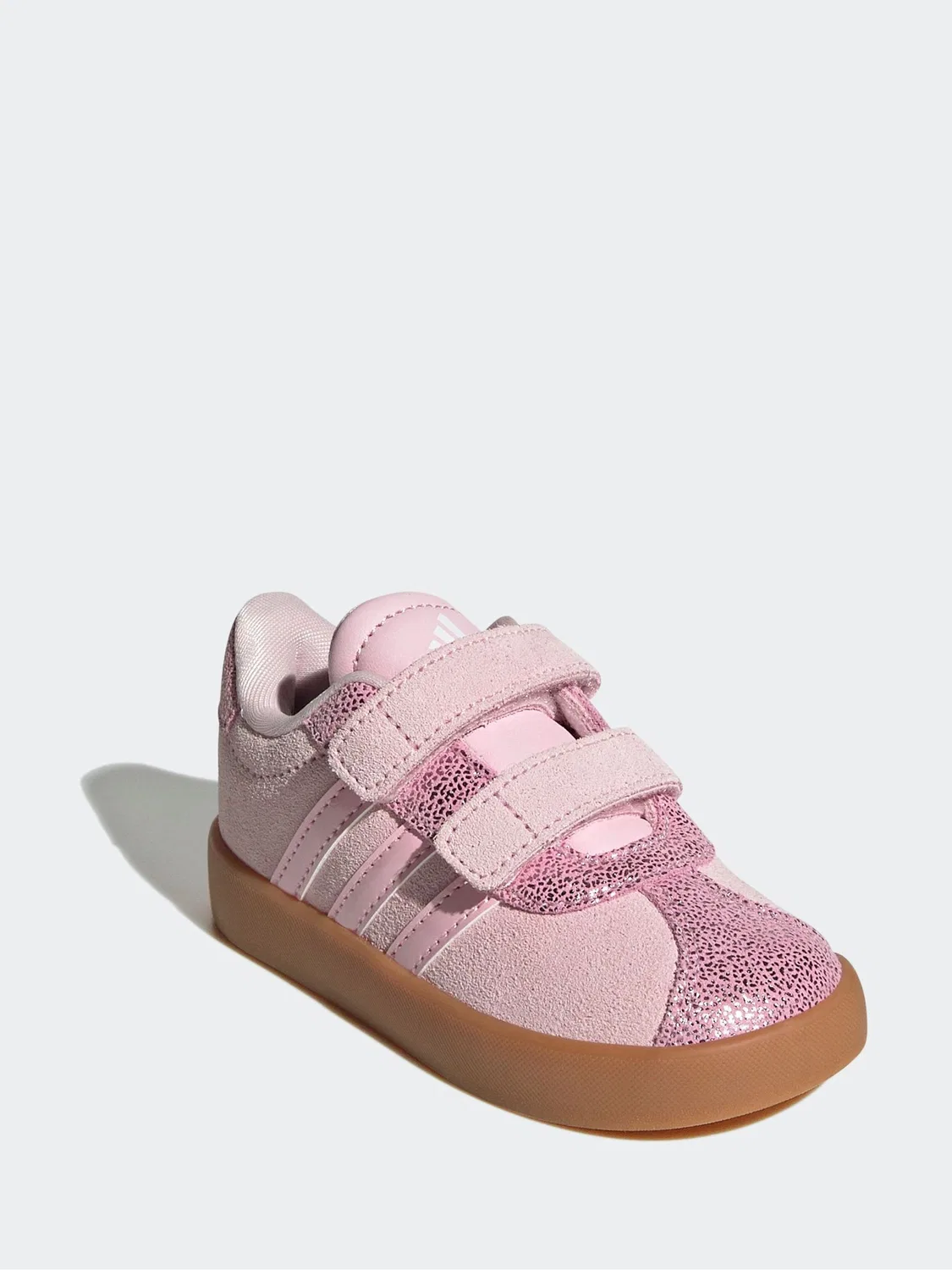 Кроссовки детские adidas Pink VL Court 3.0, розовый — фото 3