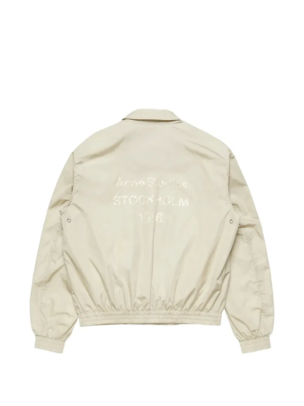 Куртка на молнии с логотипом Acne Studios, бежевый — фото 2