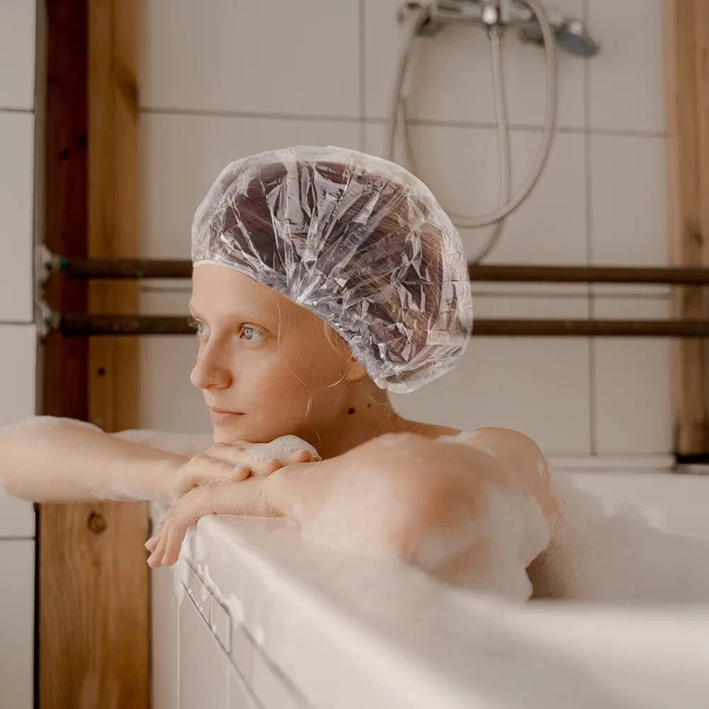 Шапочка для душа, 50 шт, sent hair, диаметр 29 см — фото 4