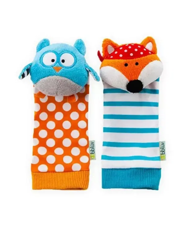 Детские носочки с игрушками Owl and Fox Bbluv, Owl/Fox