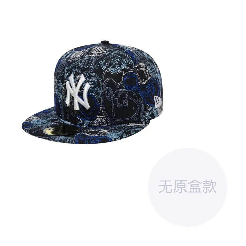 

New Era Бейсболка из полиэстера унисекс синяя, Blue