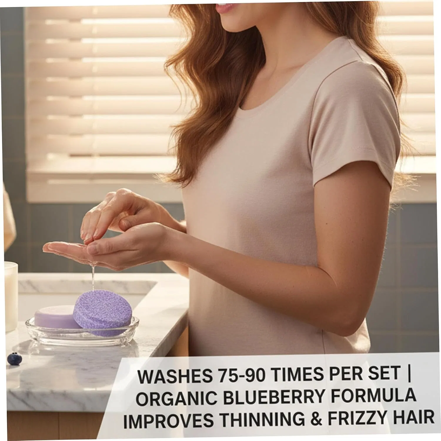 Набор шампуня и кондиционера Blueberry Fields, 2 шт, 184 г, Uanqfegy — фото 4
