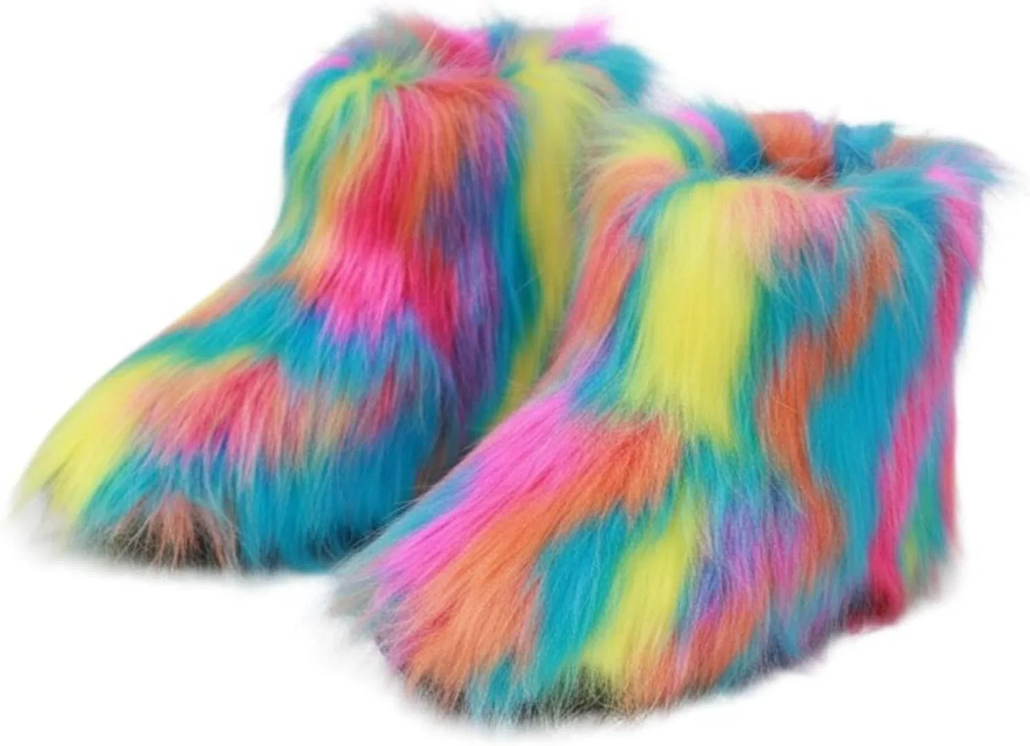 Детские зимние сапоги для девочек с меховой подкладкой FUNCOS, Multicolored