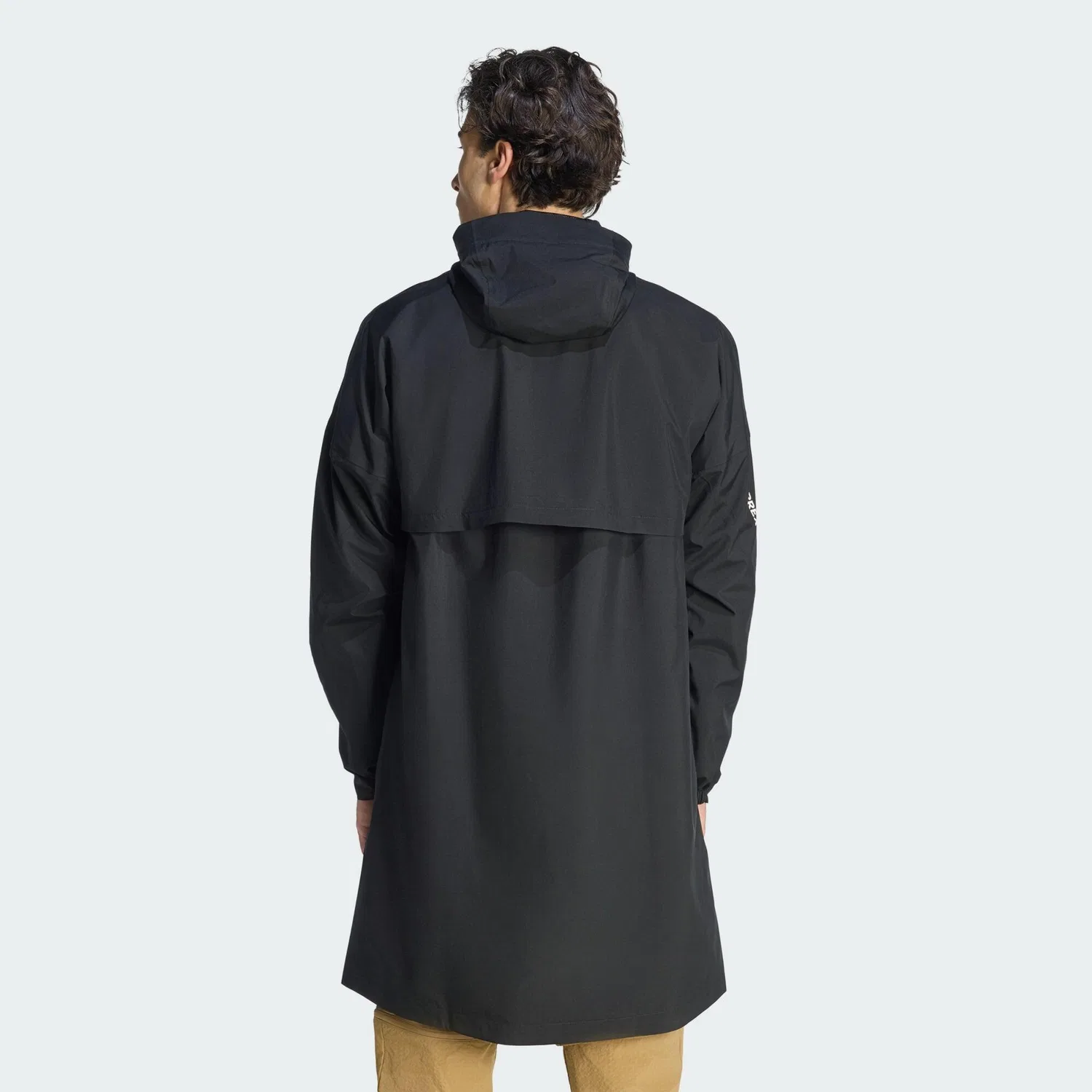 Мужской дождевик с капюшоном Terrex Multi 2 Layer CLIMAPROOF Regenparka Adidas, Schwarz — фото 4