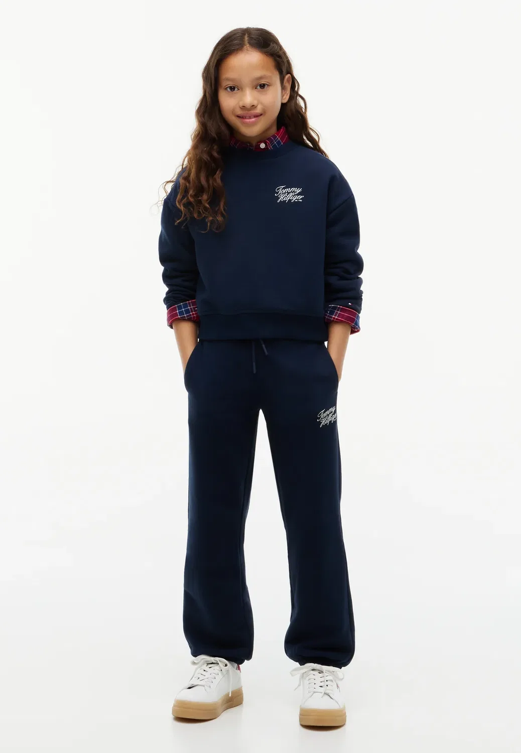Спортивные штаны Tommy script - брюки от спортивного костюма Tommy Hilfiger, Dark Blue — фото 2
