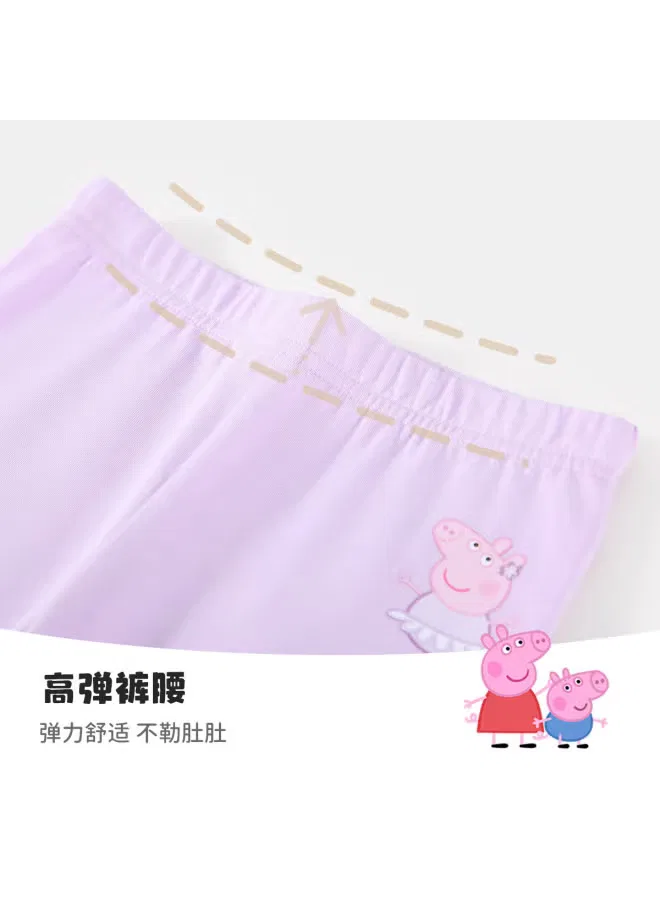 Штаны с кружевной отделкой Peppa Pig, фиолетовый — фото 4