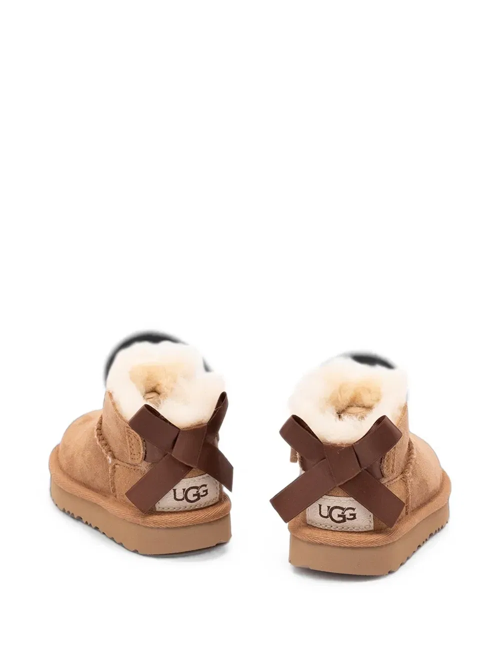 Ультра мини-ботинки Bailey Bow UGG Kids, коричневый — фото 3