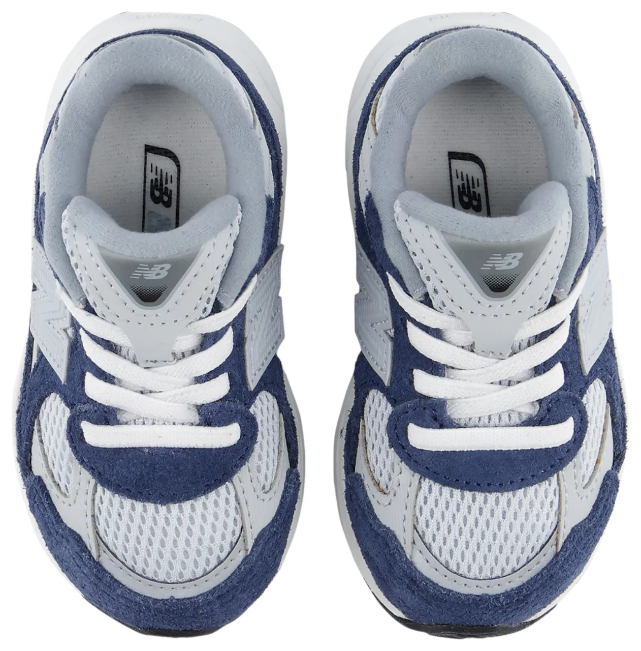Детские кроссовки для мальчиков с амортизацией ABZORB New Balance 2010, Aluminum Grey/Navy — фото 4