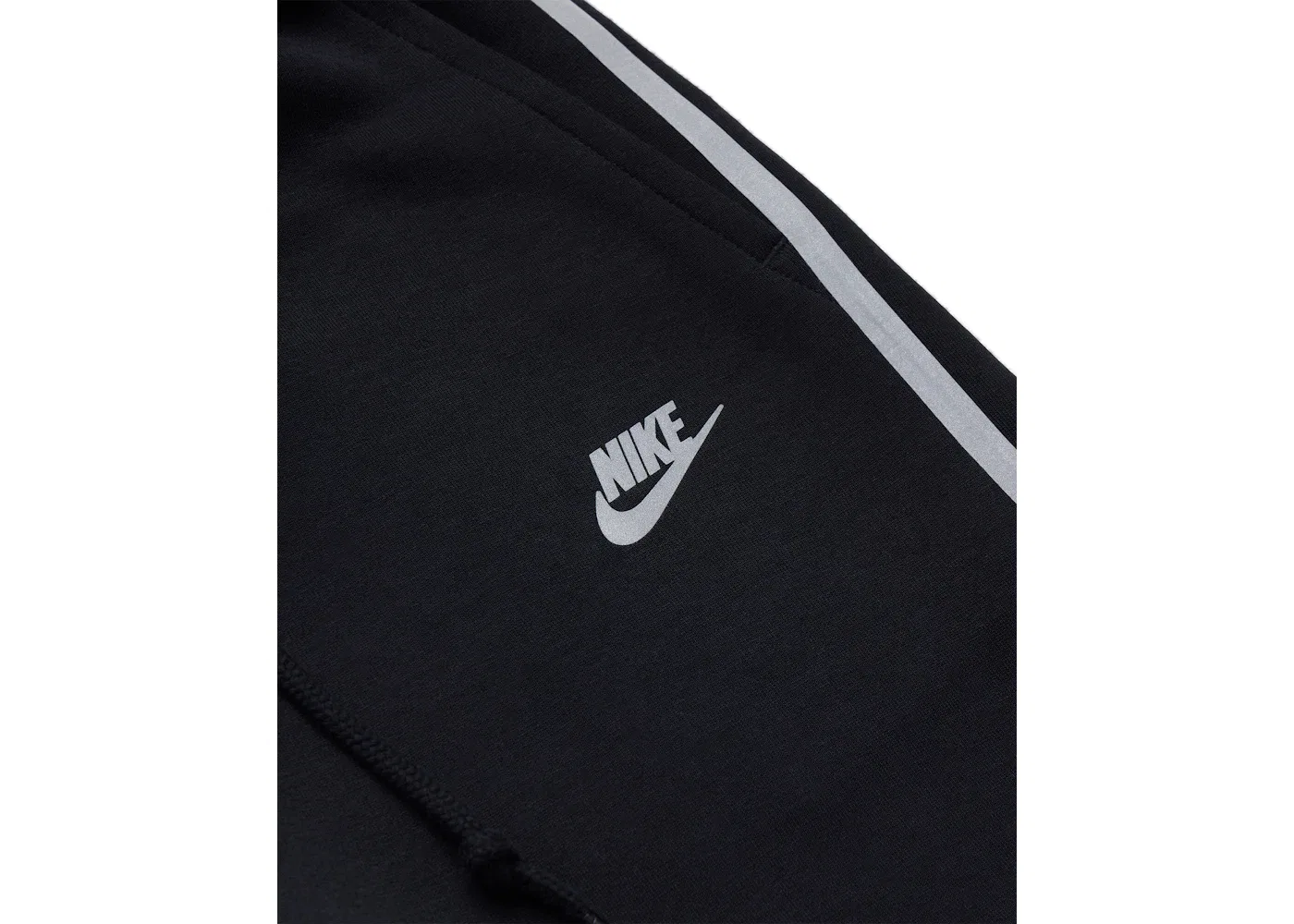 Мужские спортивные брюки из футера Nike Pant, Черный/Bemis Silver — фото 2