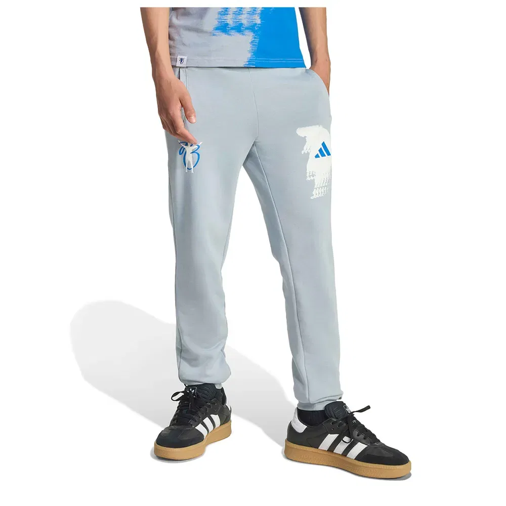 Детские спортивные брюки с принтом Jude Bellingham Adidas, Grey