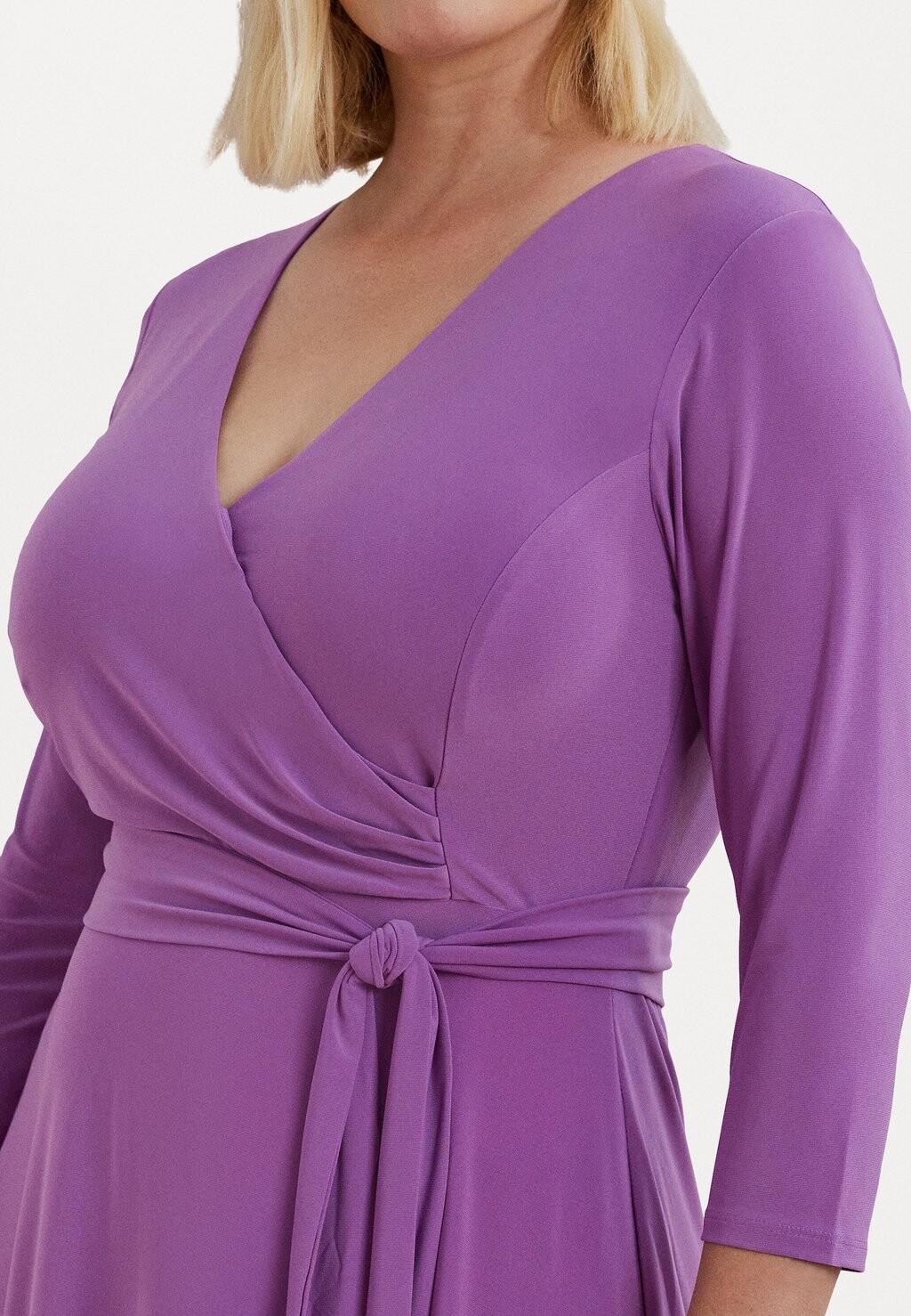 

Платье из джерси SURPLICE JERSEY DRESS Lauren Ralph Lauren Woman, фиолетовый