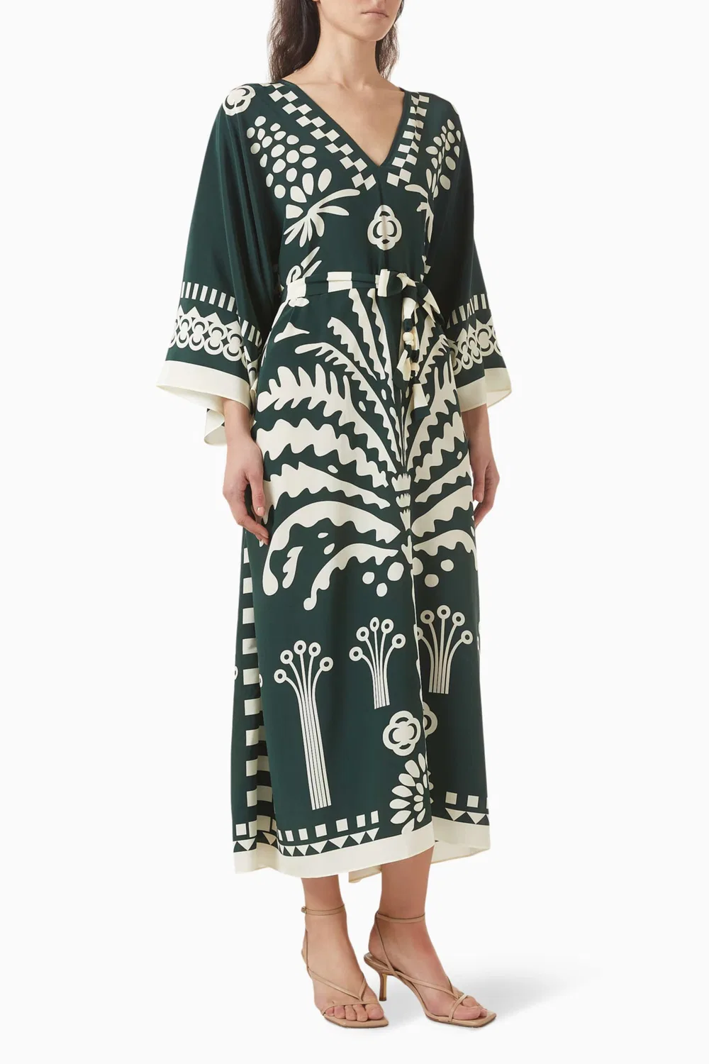 Платье-кафтан с коротким рукавом Holi Kaftan ERES