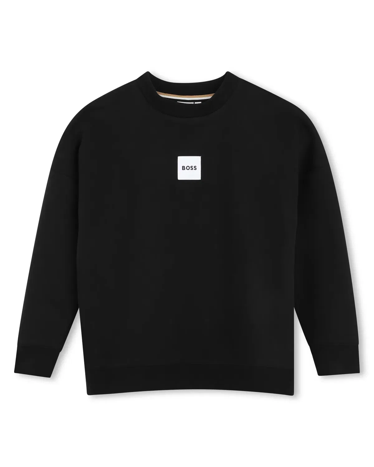 Детская худи для мальчиков из флиса BOSS Kidswear, Negro