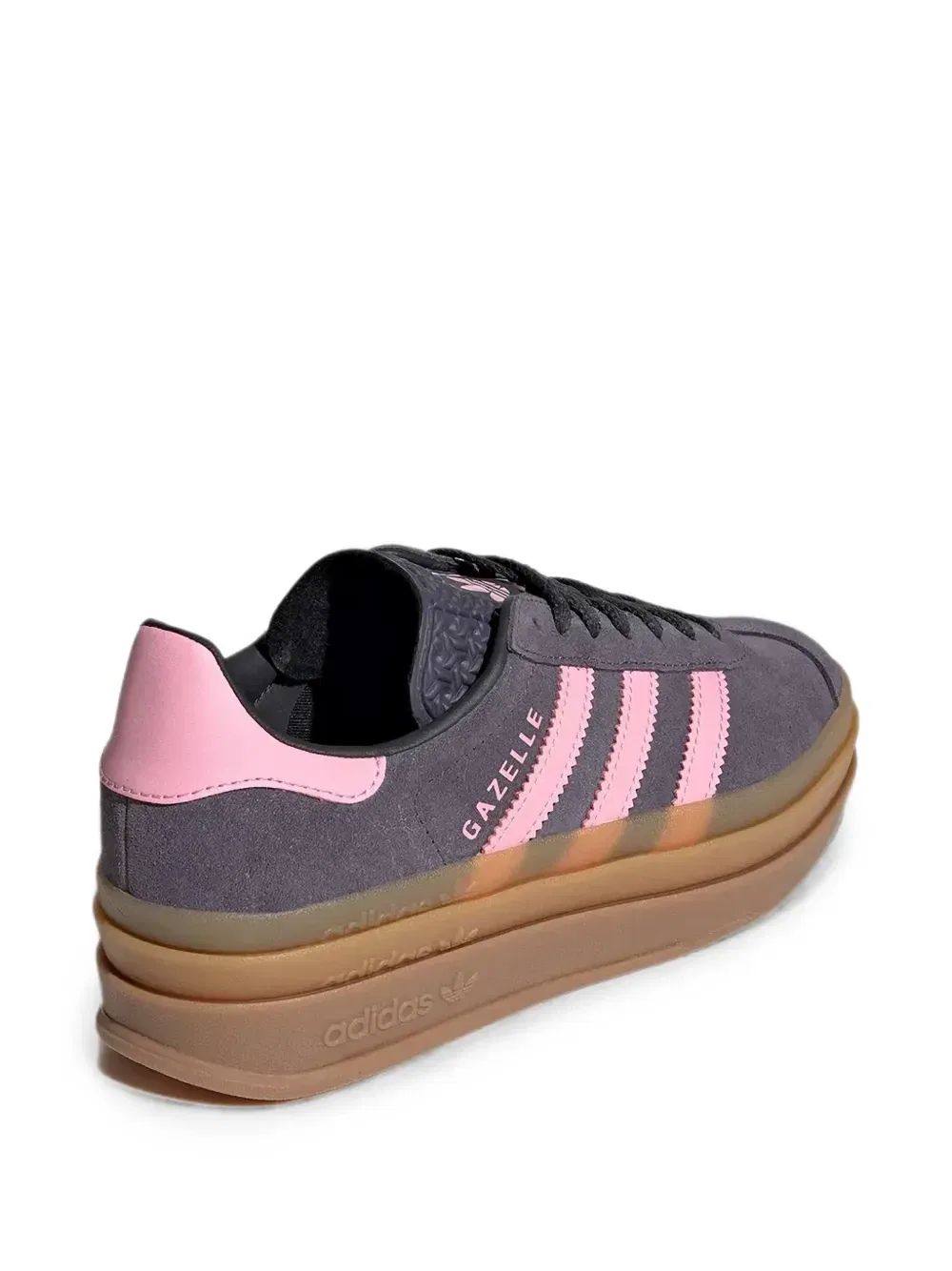 Кроссовки Gazelle Bold на платформе с низким верхом Adidas Kids, серый — фото 2