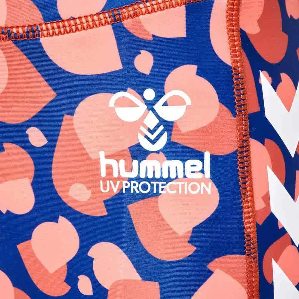Детские плавки для девочек с принтом Lucia Hummel, Blue — фото 4