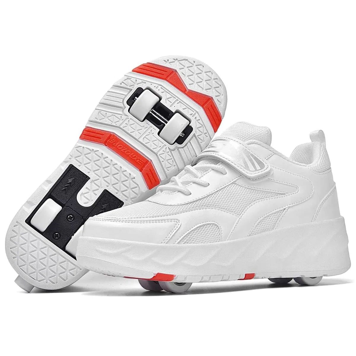 Детские кроссовки-ролики для мальчиков YADLCR, White