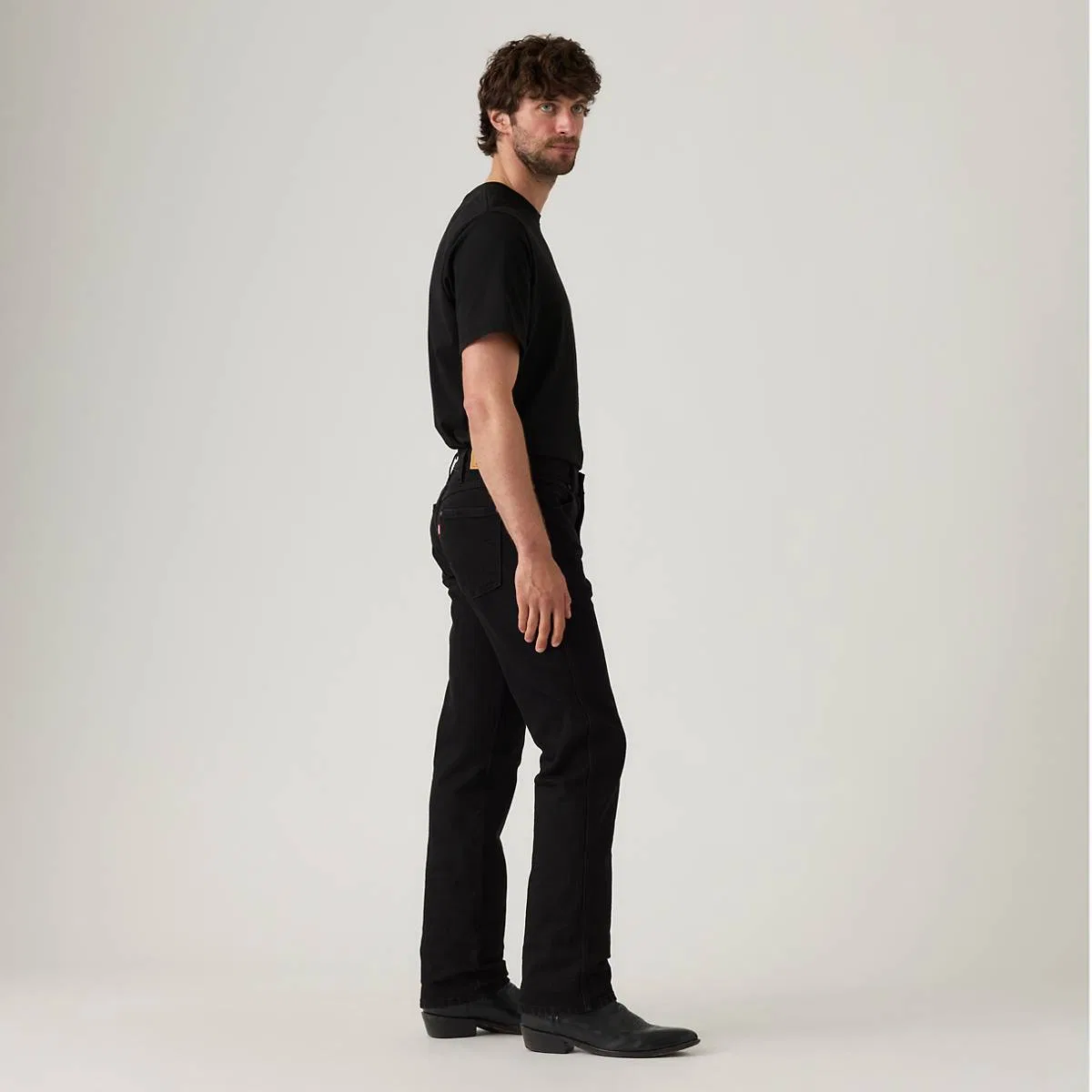 Мужские джинсы 557 Western Straight Levi's, Run The Road Rinse - Black — фото 4