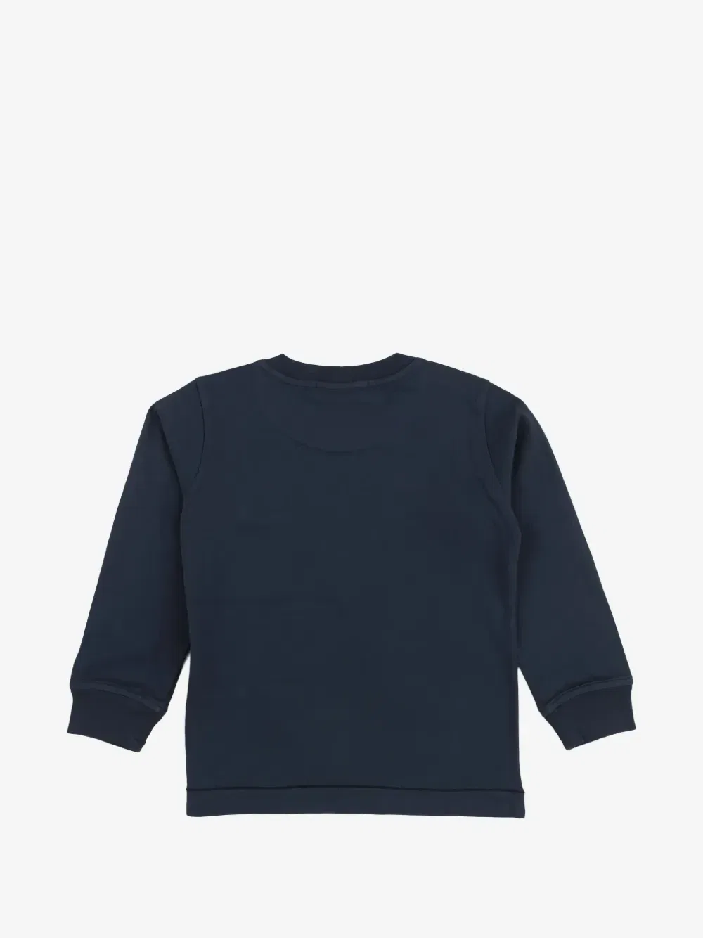 Футболка с длинными рукавами и нашивкой-логотипом Stone Island Junior, синий — фото 2