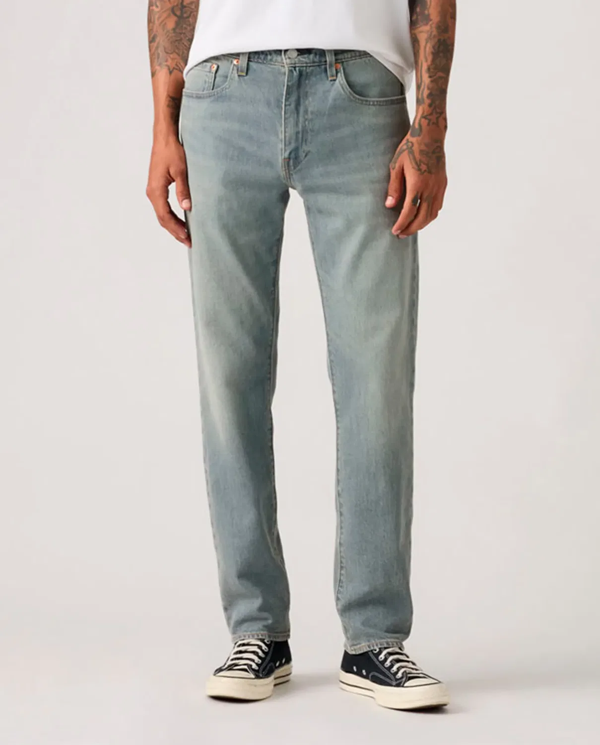 Мужские джинсы зауженные 502 Taper Levi's, Azul Claro — фото 2