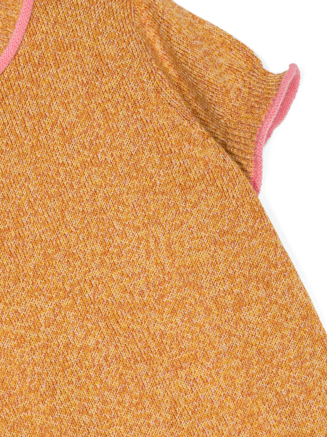 Футболка из хлопка и кашемира Cashmere In Love, горчичный — фото 2