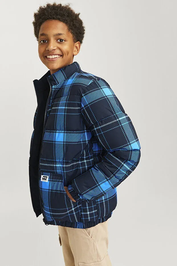 Детское пальто для мальчиков с длинным рукавом Jack & Jones Junior, Синее