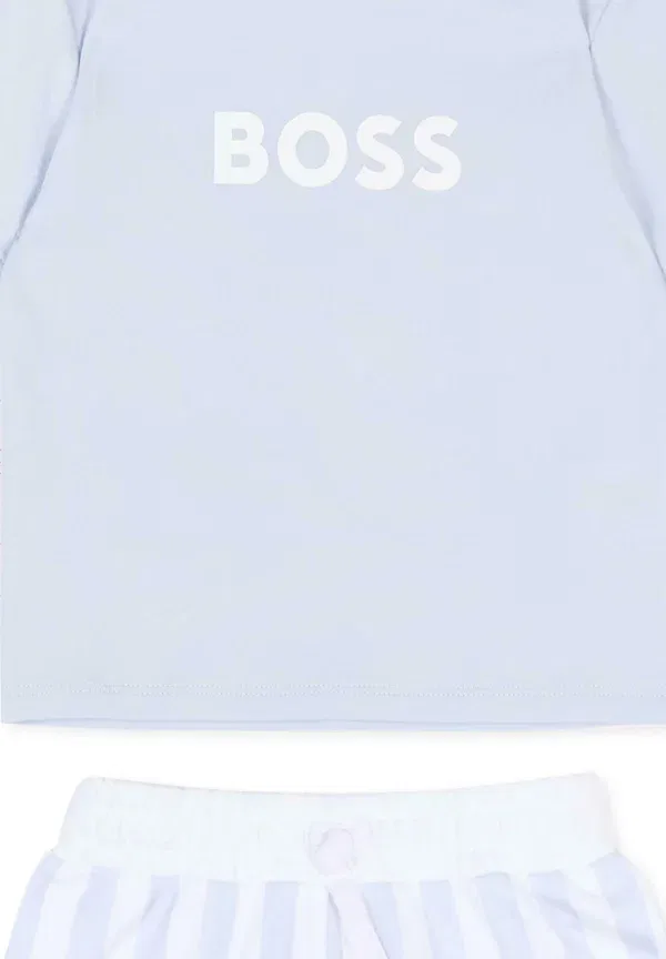 Комплект - спортивные штаны Boss Kidswear, светло-голубой — фото 3