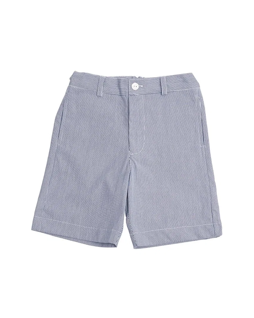 Детские шорты для мальчиков с принтом Busy Bees, Navy Stripe