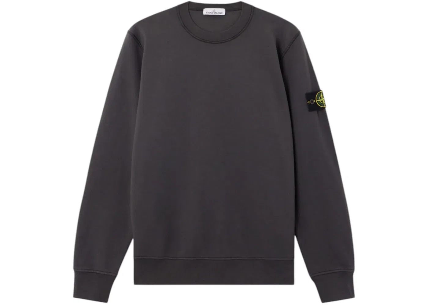 Мужской свитшот из органического хлопка Crewneck Stone Island, Lead Grey