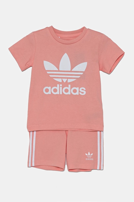 

Детский хлопковый комплект Adidas Originals, оранжевый
