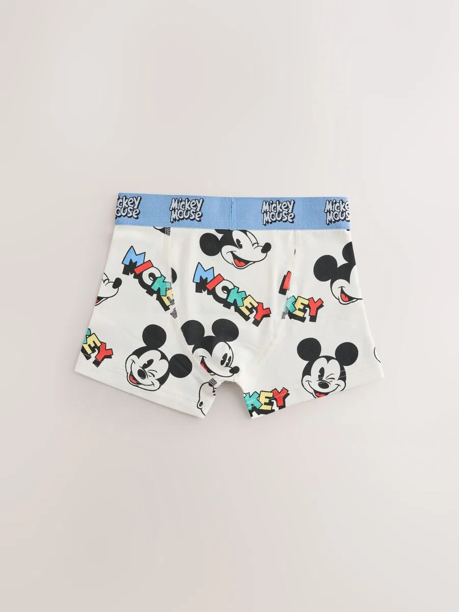 Трусики Next Underpants «Микки Маус» в пастельно-голубом, светло-голубом и белом цветах — фото 2