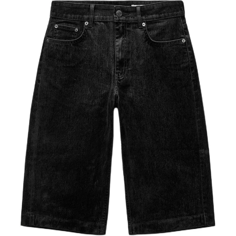 Женские джинсовые шорты с принтом ZW Series, ZARA, Black