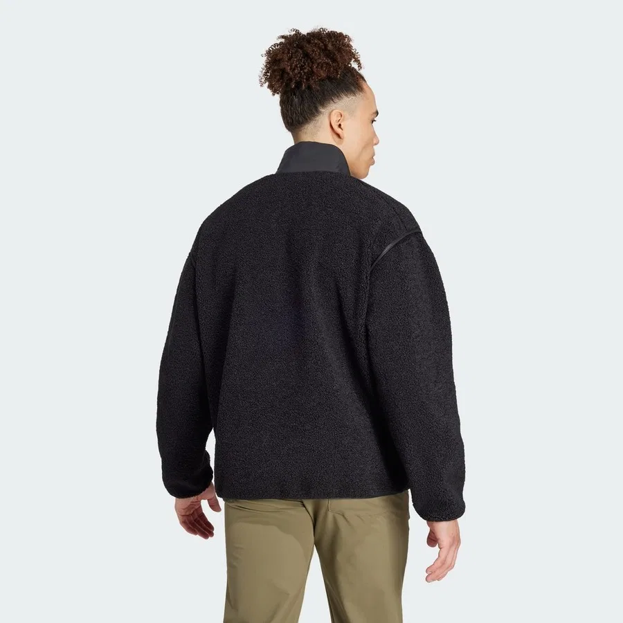 Флисовая куртка TERREX Xploric High Pile Fleece Fermuarlı Üst adidas, Черный — фото 2