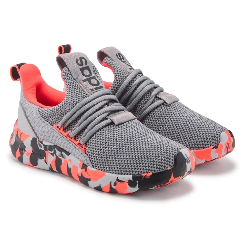 Детские слипоны Lite Racer Adapt 7.0 Adidas, Grey/Solar Red
