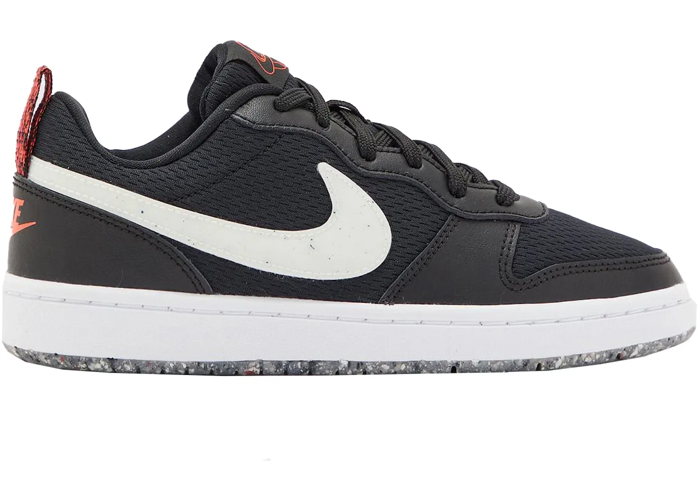 Детские кроссовки Lifestyle Nike Court Borough Low 2 SE, Black/White/Bright Crimson